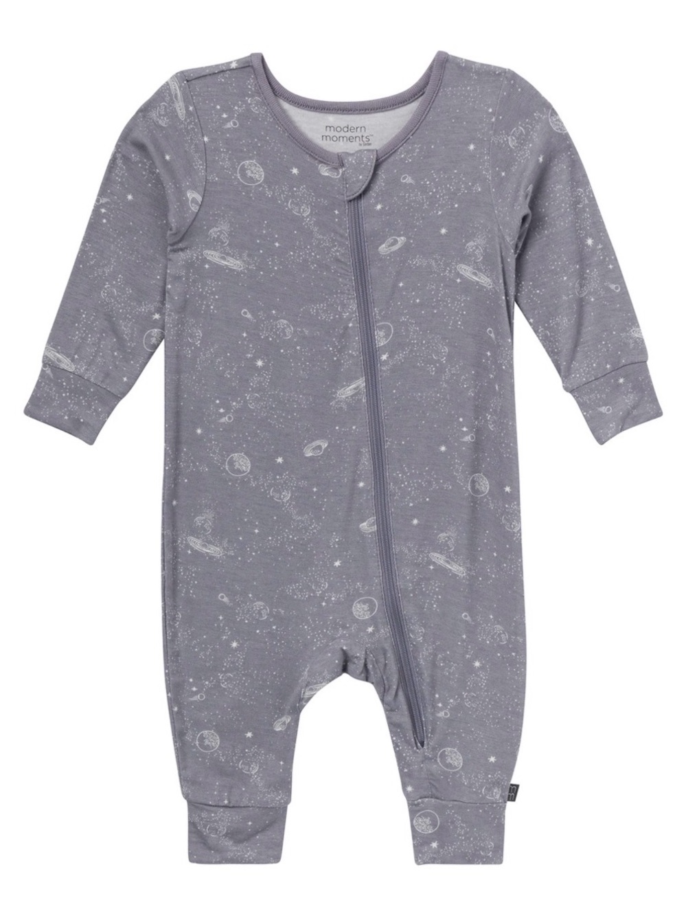 Space-Print Milkyway One-Piece in Gray